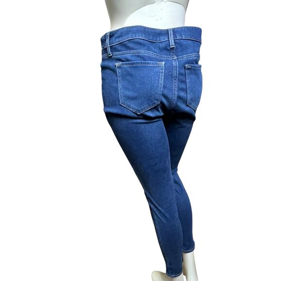 Old Navy Maternity Rockstar Super Skinny Jeans Low Panel Blue Denim - Picture 11 of 15